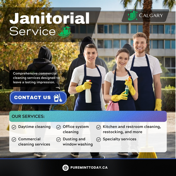 Cover photo of Pure Mint Commercial Cleaning Calgary
